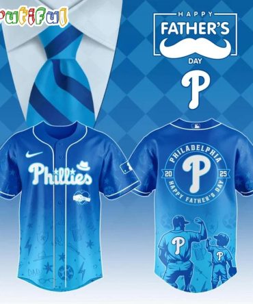 Philadelphia Phillies Special Father'S Day 2025 Baseball Jersey