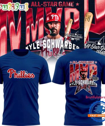 Philadelphia Phillies Special Kyle Schwarber Is The 2025 Mlb All-Star Game Mvp 3D Shirt