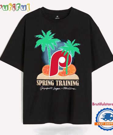 Philadelphia Phillies Spring Training Cooperstown Orange T Shirt