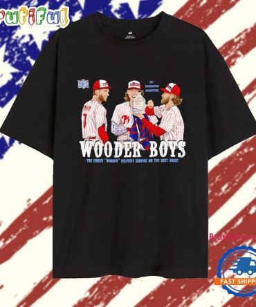 Philadelphia Phillies Wooder Boy The Finest Wooder Delivery Service On Th East Coast T Shirt