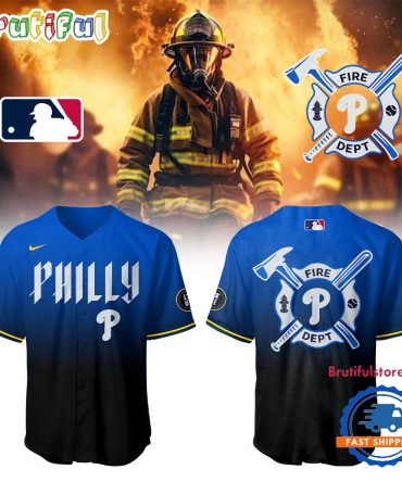 Philadelphia Phillies X Firefighter Appreciation Night 2025 Limited Jersey Shirt