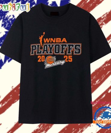 Phoenix Mercury 2025 Wnba Playoffs Logo T Shirt