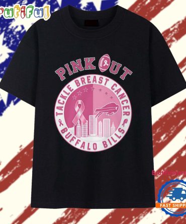 Pink Out Tackle Breast Cancer Buffalo Bills 2025 Vintage T Shirt