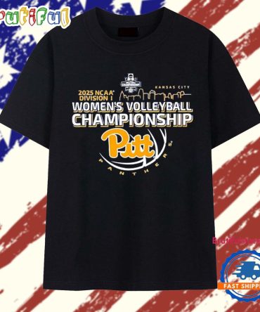 Pitt Panthers 2025 Ncaa Division I Women’S Volleyball Championship Final Four Bound T Shirt