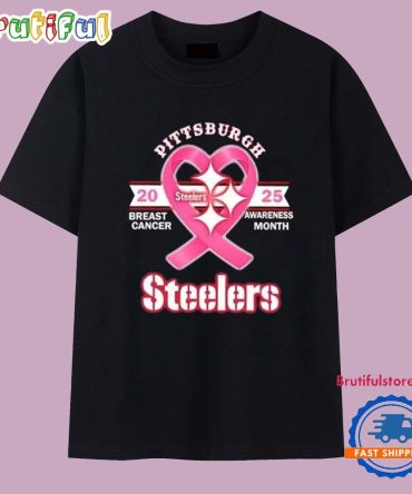Pittsburgh Steelers 2025 Breast Cancer Awareness Month T Shirt
