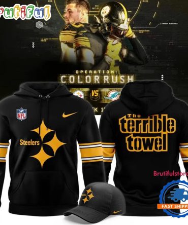 Pittsburgh Steelers Color Rush Terrible Towel Hoodie Shirt