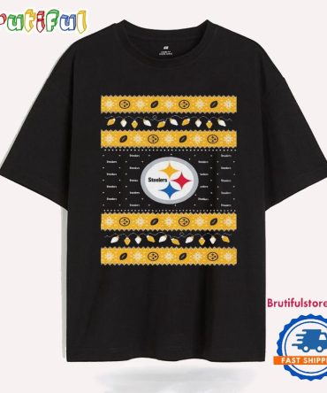 Pittsburgh Steelers Holiday Lights Ugly 2024 T Shirt