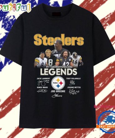 Pittsburgh Steelers Legends Graphic Signature 2025 Vintage T Shirt