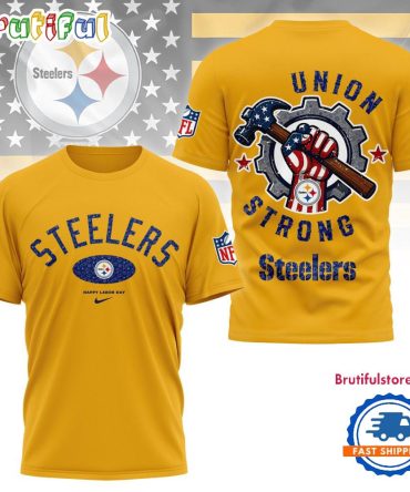 Pittsburgh Steelers Union Strong Labor Day All Over Print Shirt