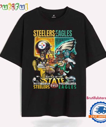 Pittsburgh Steelers Vs Philadelphia Eagles Nfl 2024 Battle Of The State T Shirt