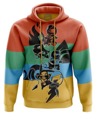 Pokemon Kombat 3D All Over Print Hoodie