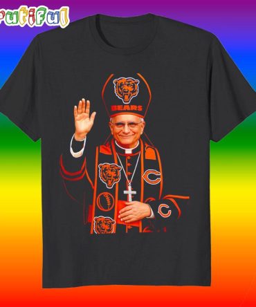 Pope Leo Xiv Chicago Bears Photo T Shirt