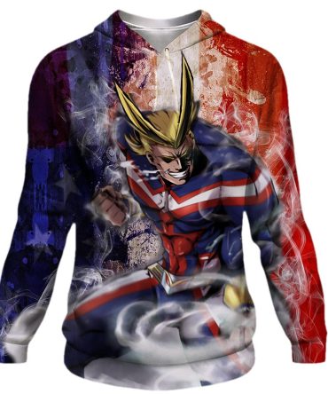 My Hero Academia Power All Might Pullover 3D All Over Print Hoodie