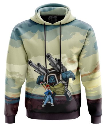Power Blastoise Pokemon 3D All Over Print Hoodie