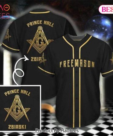 Freemason Baseball Jersey - Custom Prince Hall Design, Masonic Apparel By Haotees