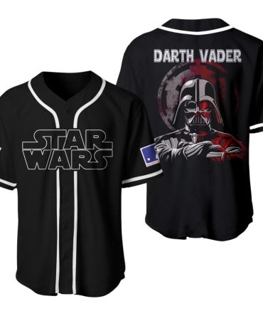 Star Wars Darth Vader Baseball Jersey - Iconic Black Fan Apparel