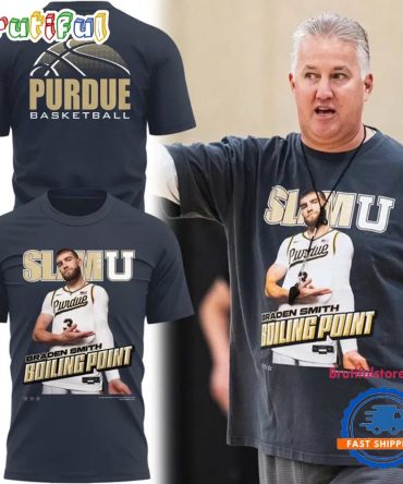 Purdue Boilermakers Basketball Braden Smith Boiling Point T Shirt
