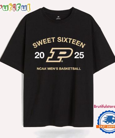 Purdue Men’S Basketball Ncaa Sweet Sixteen 2025 T Shirt
