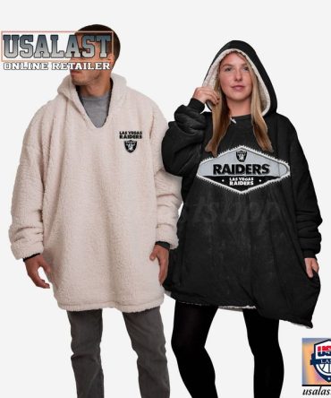 Las Vegas Raiders Serires Blanket Hoodie Hoodie Blanket