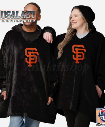 New Mlb San Francisco Giants Lightweight Blanket Hoodie Hoodie Blanket