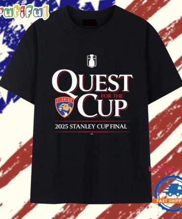 Quest For The Cup Florida Panthers 2025 Stanley Cup Final T Shirt