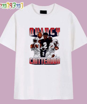 Quincy Crittendon Samford Football Caricature T Shirt