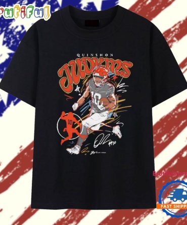 Quinshon Judkins Cleveland Browns Scribble Signature T Shirt