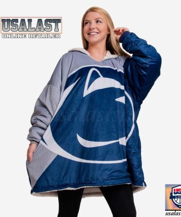 Penn State Nittany Lions Ncaa Blanket Hoodie Hoodie Blanket