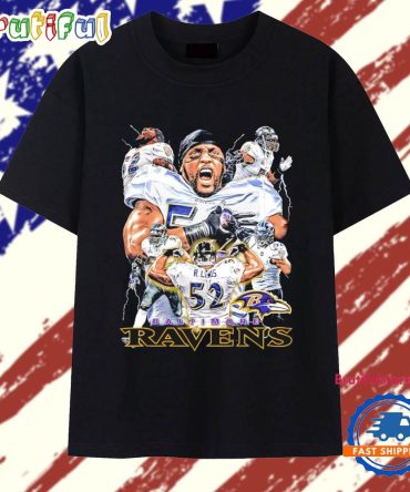 Ray Lewis Baltimore Ravens Graphic T Shirt
