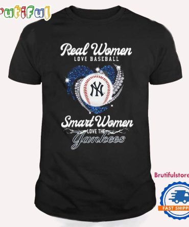 Real Women Love Baseball New York Yankees 2024 T Shirt