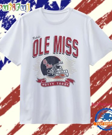 Rebels Ole Mis Hotty Toddy Helemt Vintage T Shirt