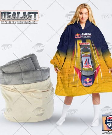 Red Bull Ampol Racing Shane Van Gisbergen #97 Supercars Blanket Hoodie Hoodie Blanket
