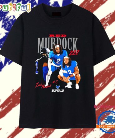Red Murdock Buffalo Bulls Signature Illustrated T Shirt