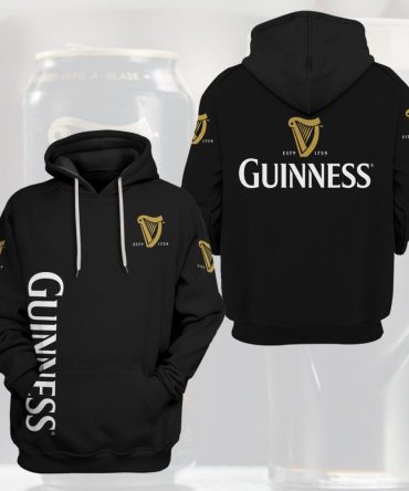 Beer Hoodie Guinness Beer Black 3D Print Hoodie Awesome Beer