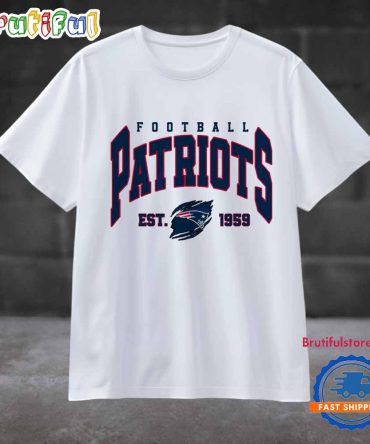 Retro 1959 New England Patriots Nfl Art T Shirt