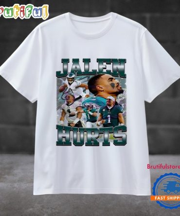 Retro 90S Jalen Hurts Philadelphia Eagles Football Player T Shirt