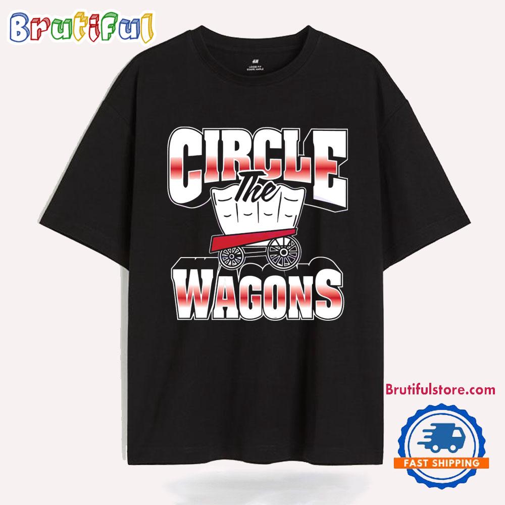 Retro Buffalo Bills Circle The Wagons T Shirt