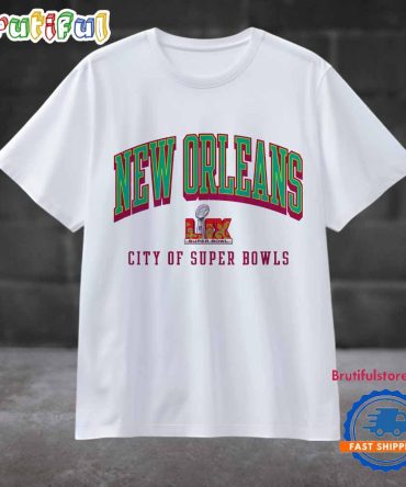 Retro New Orleans City Of Super Bowls 2025 T Shirt