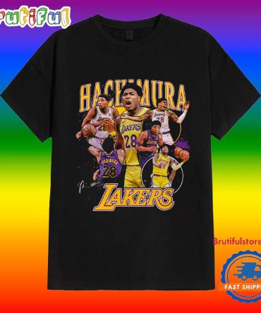 Retro Rui Hachimura Lakers Vintage Vibes T Shirt