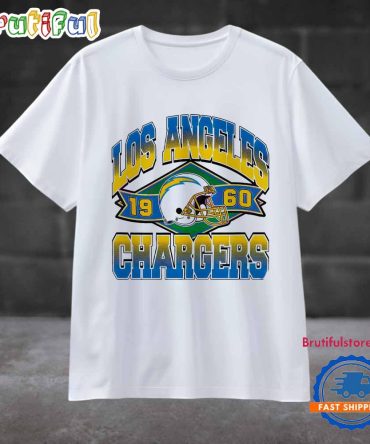 Retro Vintage 1960 Los Angeles Chargers Nfl Football Helmet T Shirt