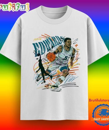 Retro Vintage Anthony Edwards Minnesota Scribble Shirt