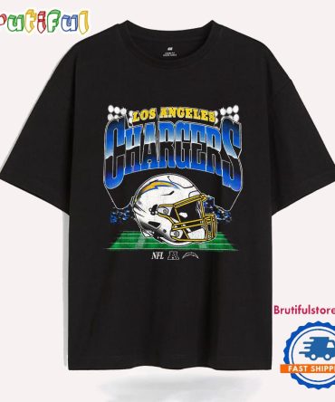 Retro Vintage Los Angeles Chargers Logo Helmet T Shirt