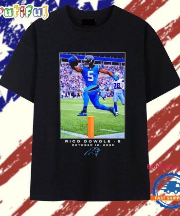Rico Dowdle Carolina Panthers Nfl Flash Features Week 6 T Shirt