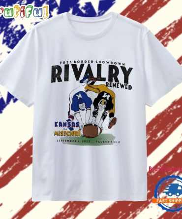 Rivalry Renewed 2025 Border Showdown Missouri Tigers Vs Kansas Jayhawks T Shirt