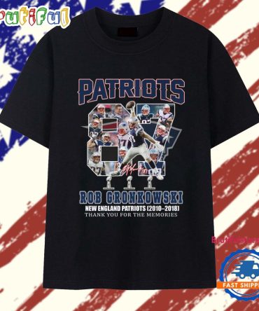 Rob Gronkowski New England Patriots Vintage T Shirt