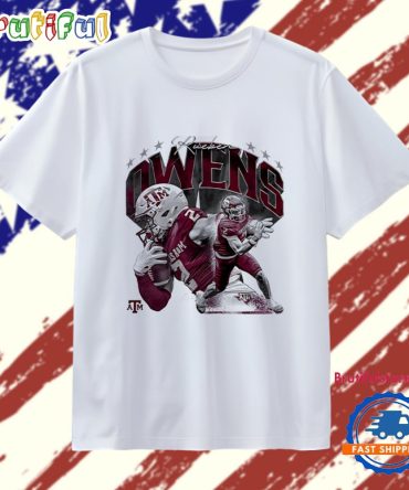 Rueben Owens Texas A&M Football Player Collage T Shirt