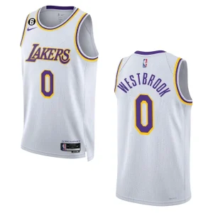 Russell Westbrook Association Edition Los Angeles Lakers 2022-23 White Swingman Jersey - Alzaintravels