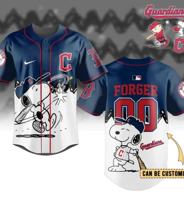 Customizable Snoopy Guardians Baseball Jersey - Unique Peanuts Design For Fans