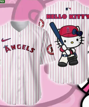 Hello Kitty Angels Baseball Jersey – Cute & Sporty Fan Gear!