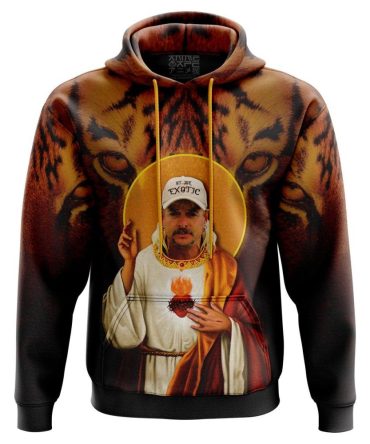 Saint Joe Exotic Tiger King 3D All Over Print Hoodie